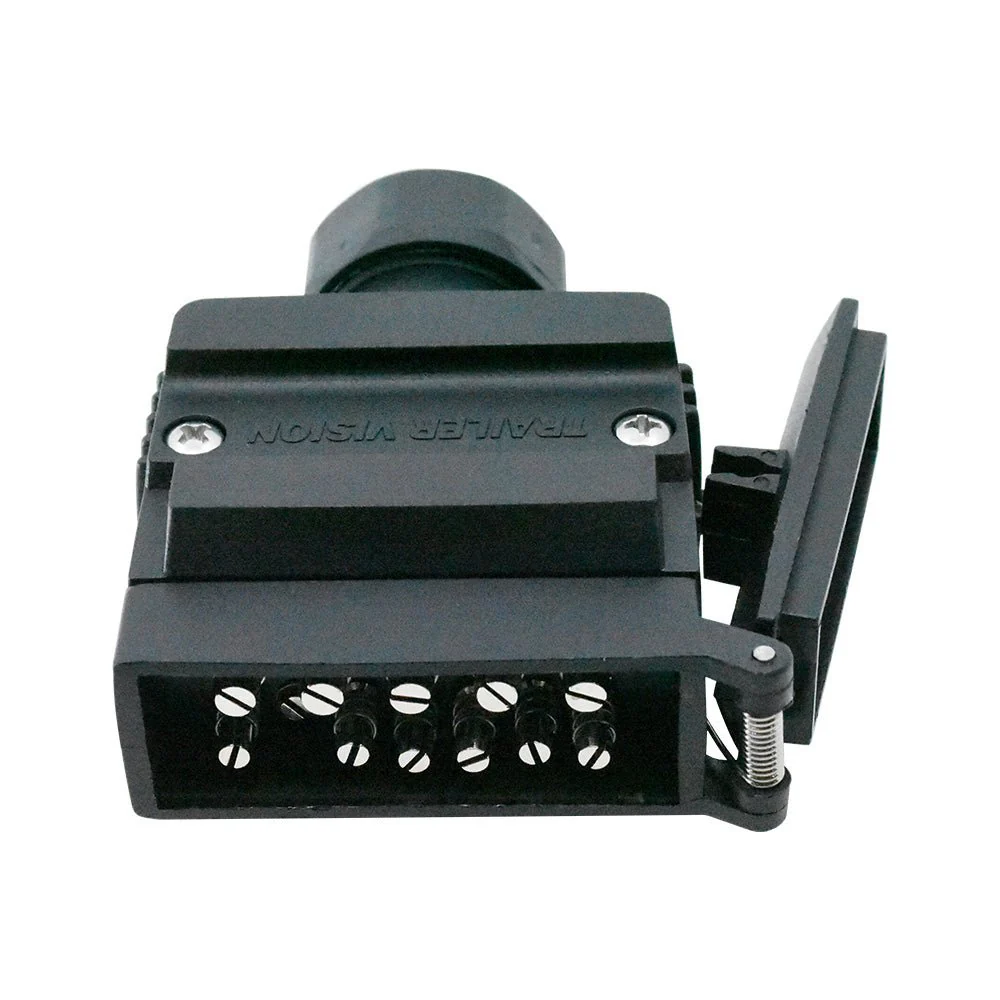 12-Pin Flat Trailer Plug Tornado Springs, Cable Gland & Spring Cover - Image 2