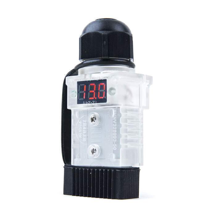 Anderson Plug Voltmeter with Voltage Display - 50A, Black - Image 3