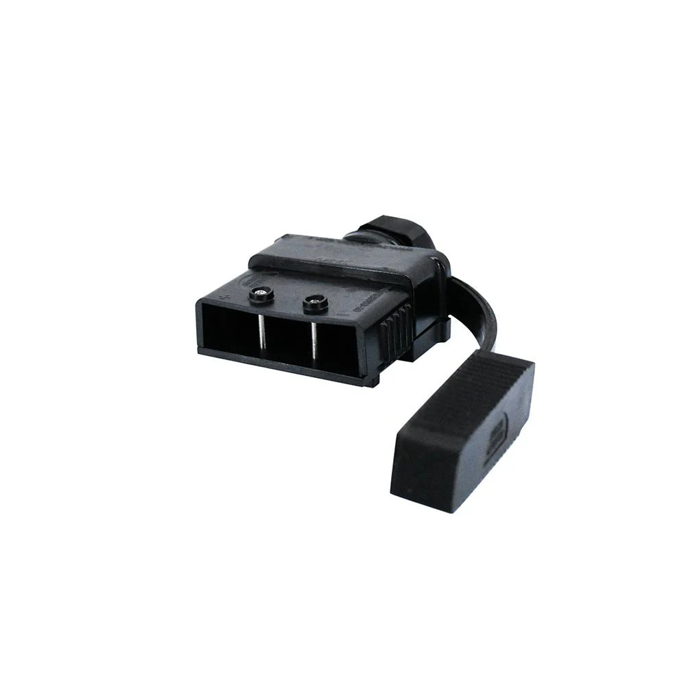 50A Anderson Style 3 Pin Connector Cover Cable Mount with Cable Gland (3-Pin)