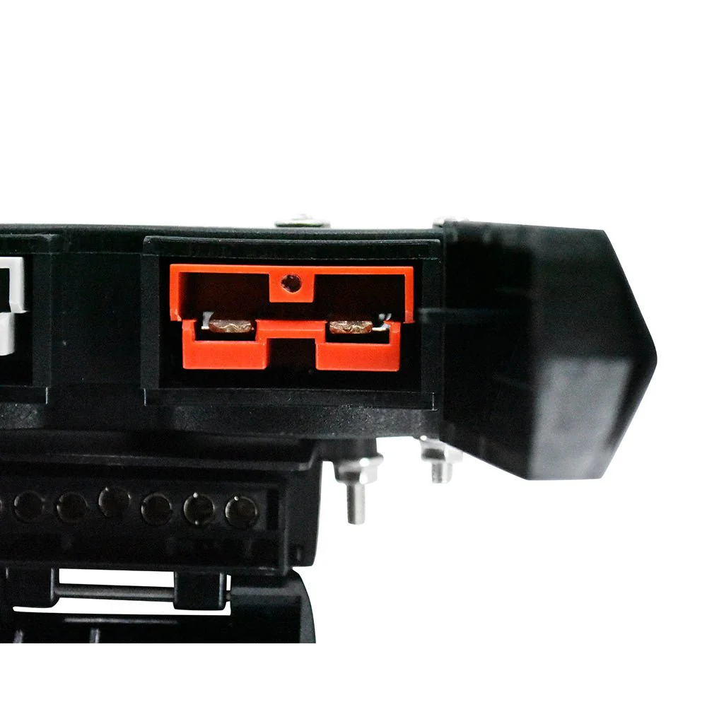 50A Anderson Style Dual Connector Cover with Mounted 7-Pin Flat Socket + Quick Screw LED Connectors - Image 4