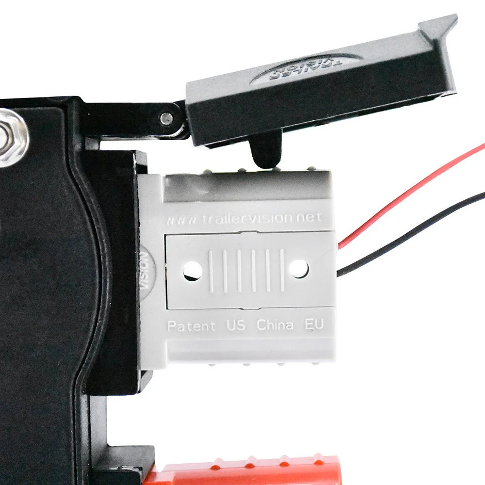 50A Anderson Style Dual Connector Cover with Red & Grey Quick Screw LED Connectors - Image 2