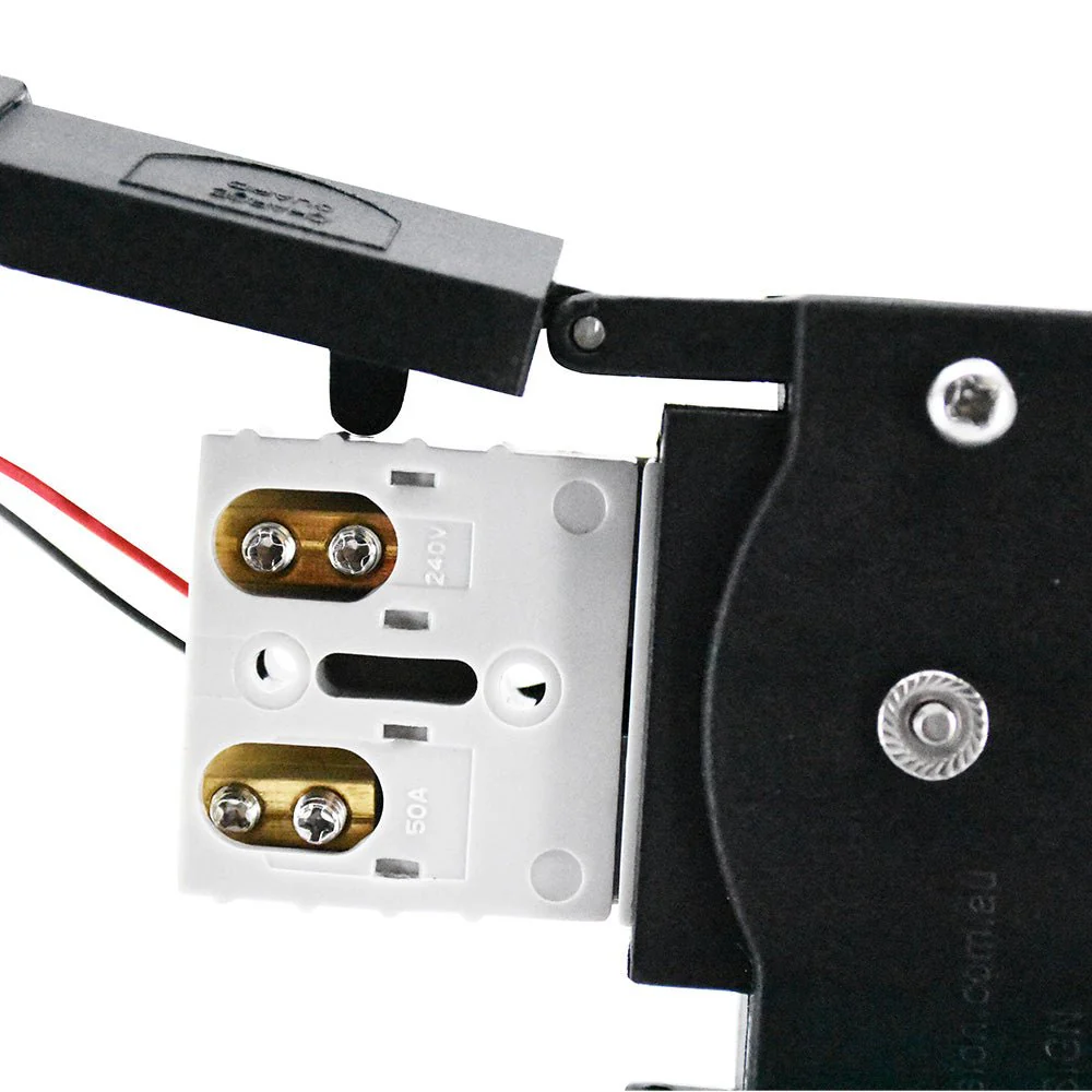 50A Anderson Style Dual Connector Cover with Red & Grey Quick Screw LED Connectors - Image 3