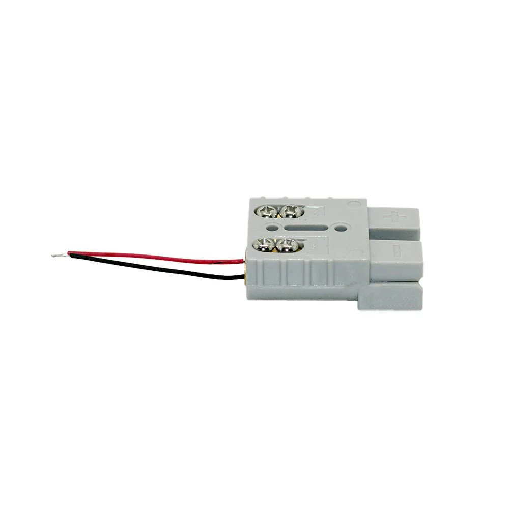50A Grey Anderson Style Quick Screw Connector with Red LED Light - Image 2