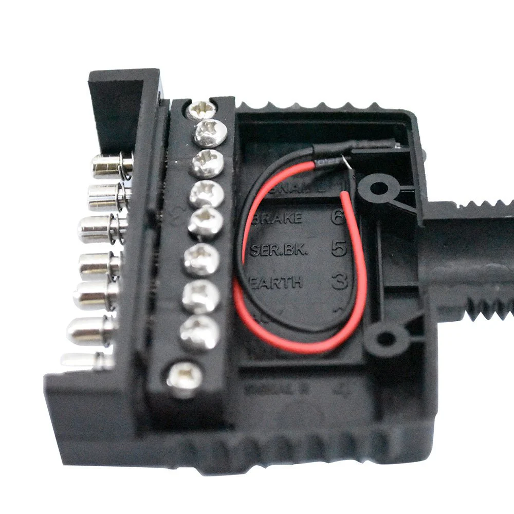 7-Pin Flat Trailer Plug Tornado Springs with Front Cover - Image 5