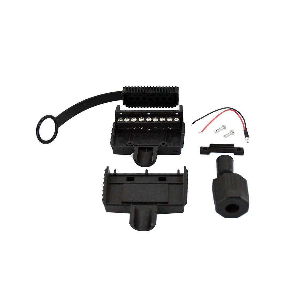 7-Pin Flat Trailer Plug Tornado Springs with Front Cover - Image 6
