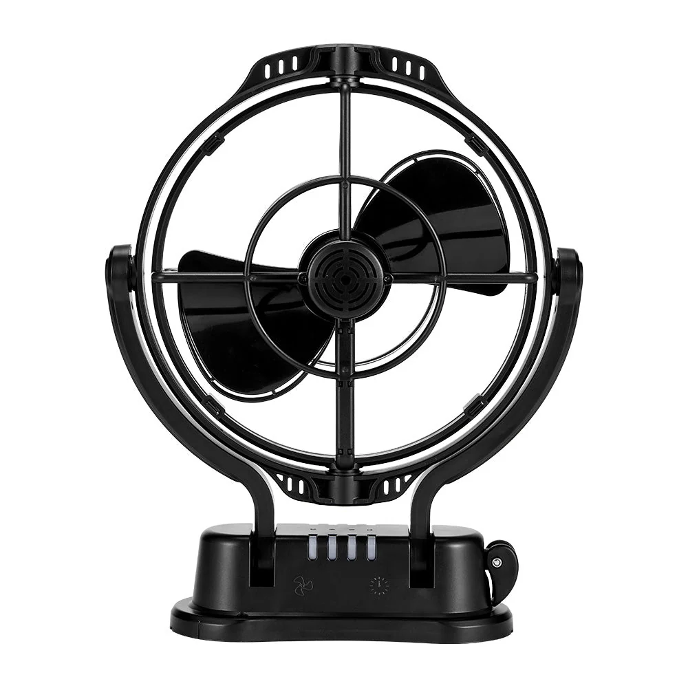 Kickass 12/24v 360°, 3 Speed Caravan fan, Black - Image 7