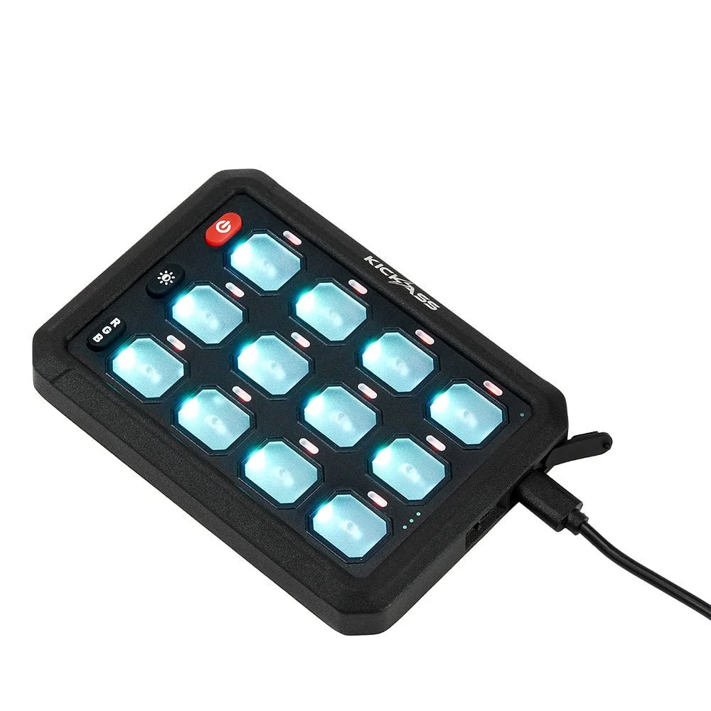 KickAss 12/24V 12 Gang Wireless Switch Panel with Magnetic Charging Cradle - MKII - Image 14