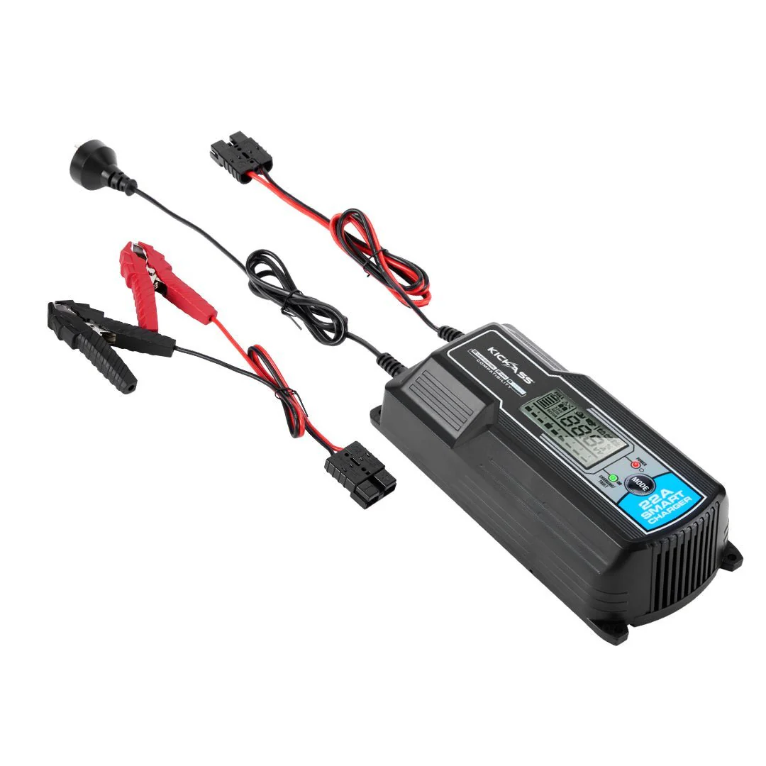 KickAss 12V 120Ah Lithium Battery + 22A Smart Battery Charger Bundle - Image 3