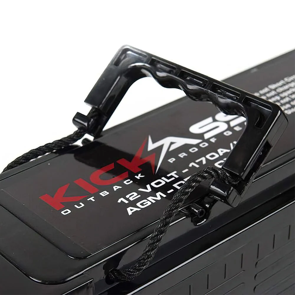 KickAss Twin 12V 170Ah Slimline Deep Cycle AGM Battery Bundle with 32A Charger & Linking Cables - 340Ah Total Capacity - Image 6