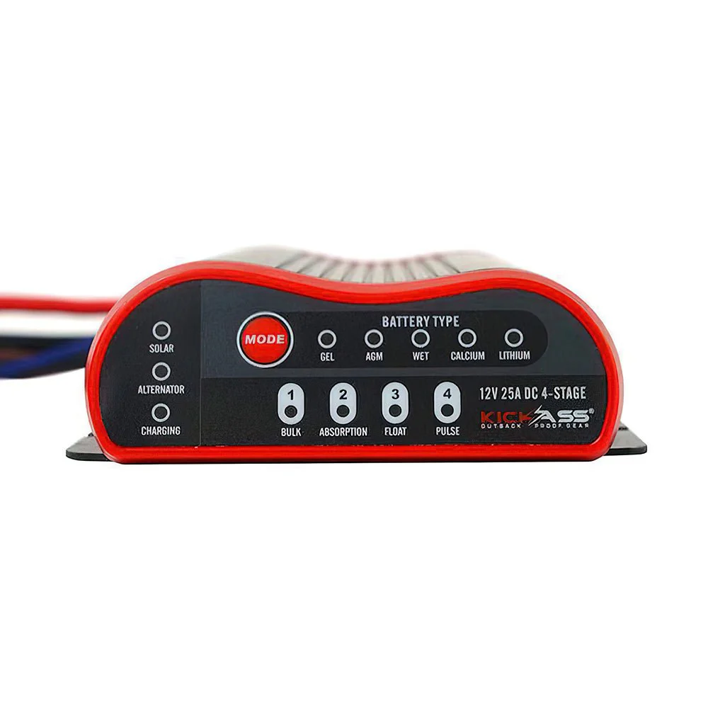 KickAss 12V/24V 25A DCDC Charger with Solar MPPT & Pre-Wired Anderson Plug - Image 2
