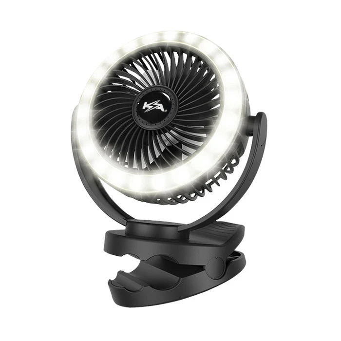 KickAss 12V Anderson To USB Fast Charger Bundle with Portable Clip Fan and LED Light - Image 3