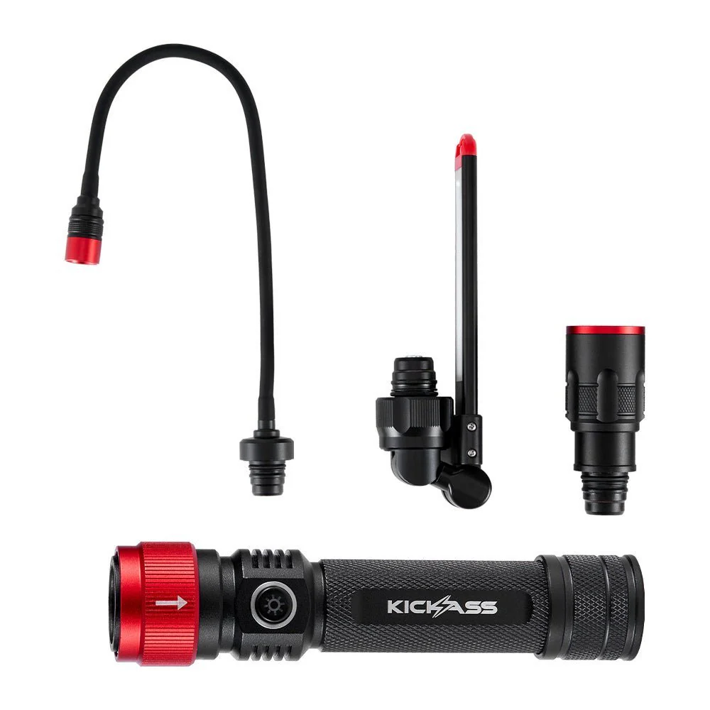 KickAss 12V Anderson To USB Fast Charger + Rechargeable 3-in-1 Torch & Inspection Work Light Bundle - Image 3