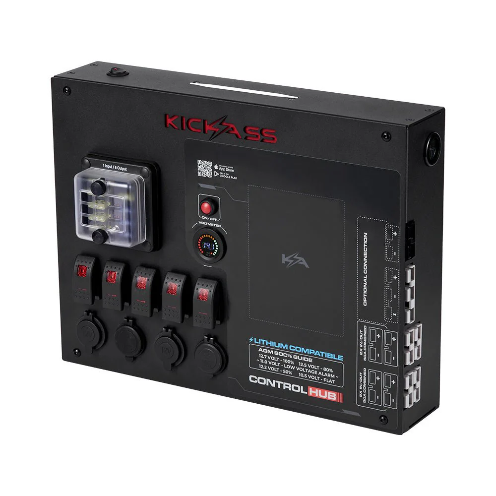 KickAss 12V Control Hub / Panel