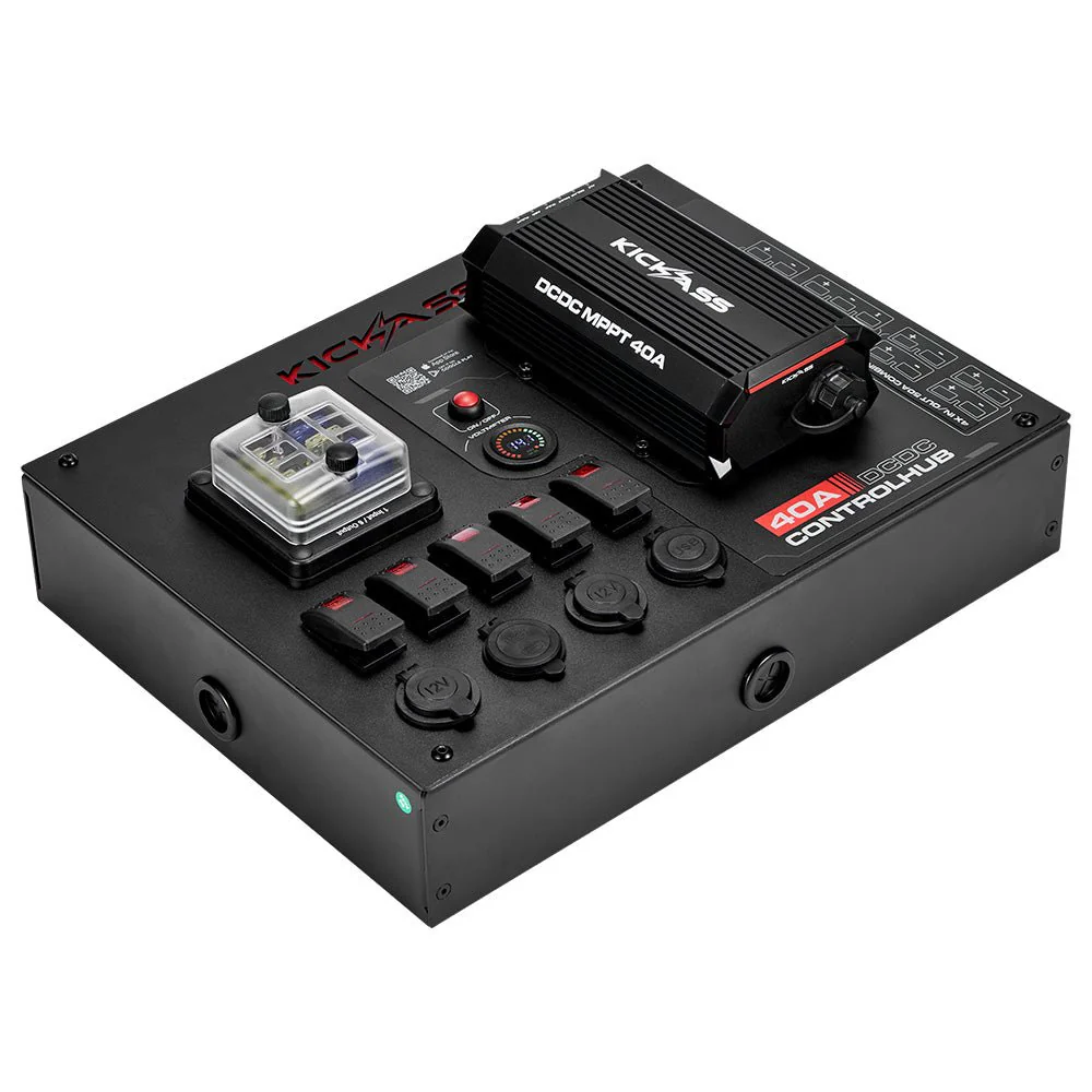 KickAss 12V Control Hub / Panel with Smart 40A DCDC Charger + Integrated Bluetooth - Image 3