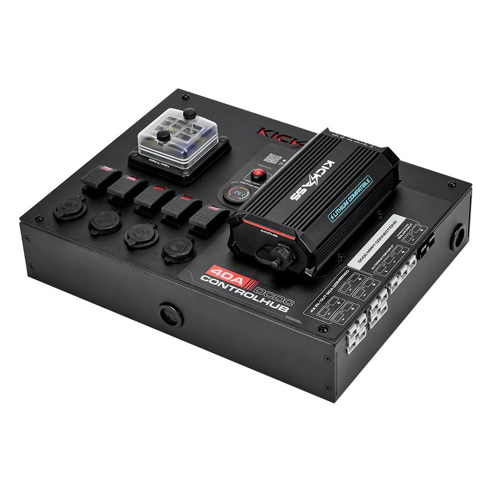 KickAss 12V Control Hub / Panel with Smart 40A DCDC Charger + Integrated Bluetooth - Image 4