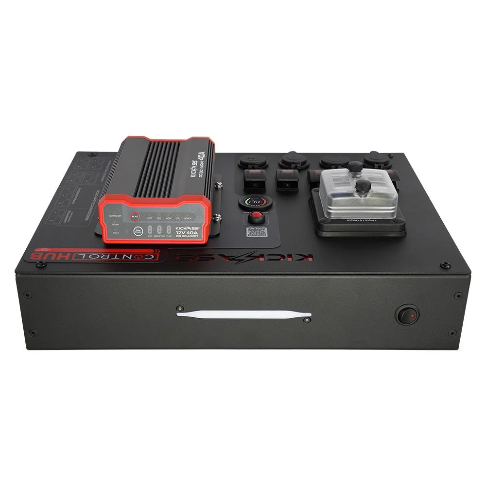 KickAss 12V Control Hub / Panel with 40A DCDC Charger - Image 7