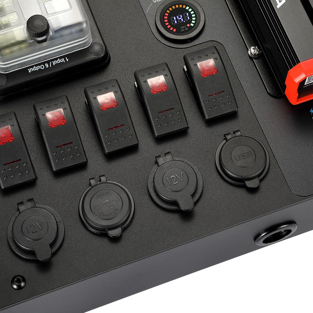 KickAss 12V Control Hub / Panel with 40A DCDC Charger - Image 8