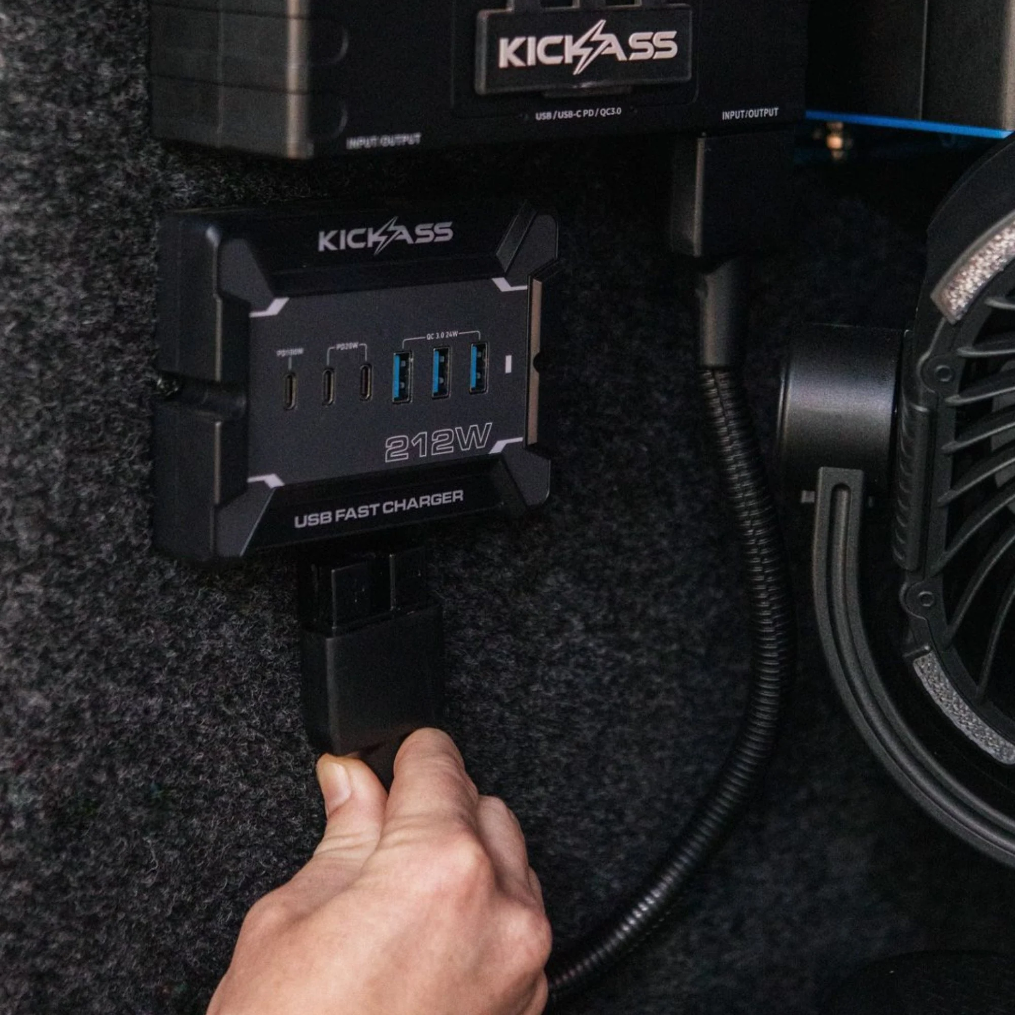 KickAss 12V Anderson To USB Fast Charger - 212W - Image 2