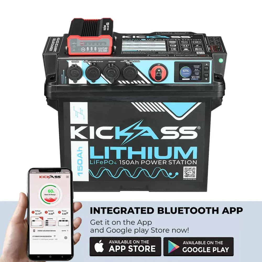 KickAss 150Ah Lithium Power Station with 40A DCDC Charger - Image 2