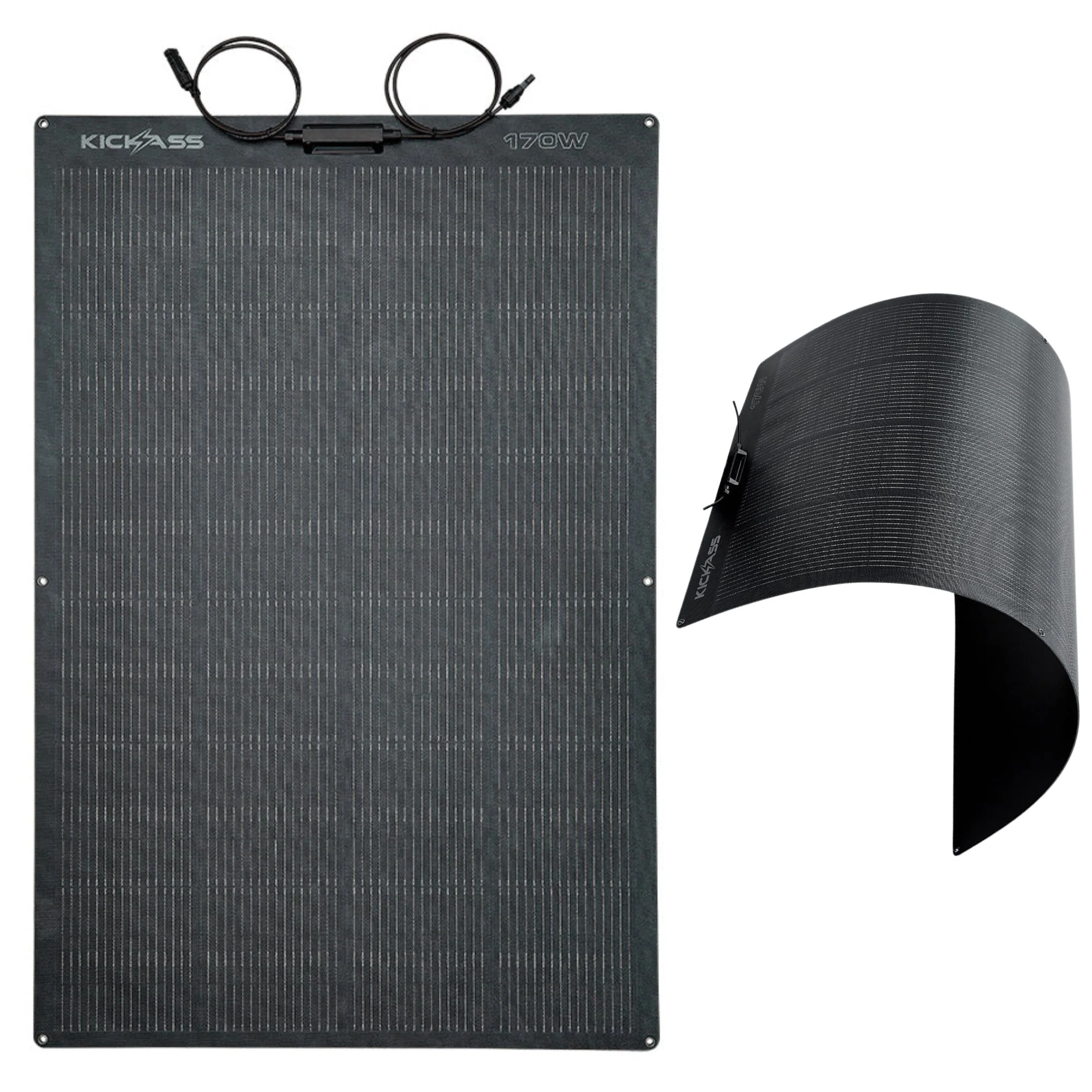 KickAss 170W Flexible ETFE Solar Panel Bundle with 20A MPPT Controller & 5m Anderson Extension Cable - Image 2