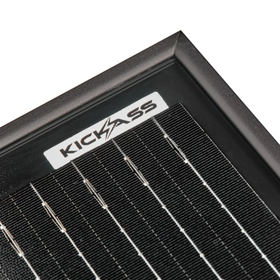 KickAss 12V 280W Ultra Slim Fixed Glass Solar Panel - Image 3