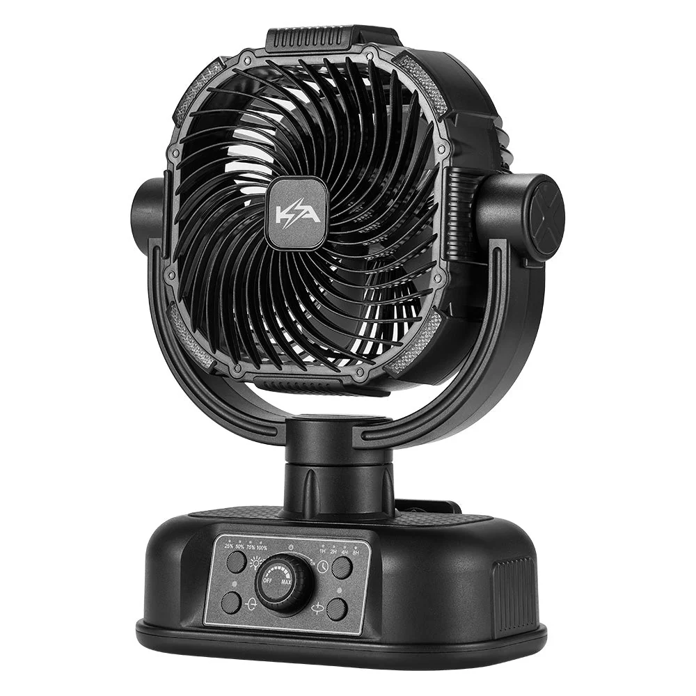 Kickass 360° Oscillating 20,000mAh Camping Fan with Power Bank & Light - Image 10