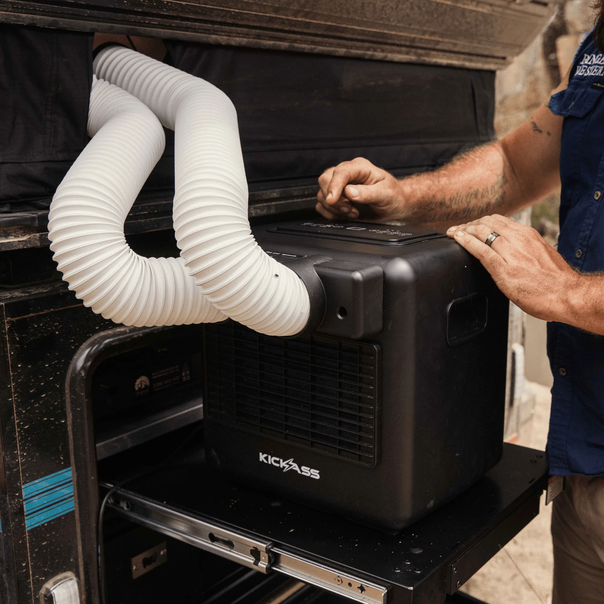 KickAss 240V Portable Air Conditioner for Camping - 400W - Image 2