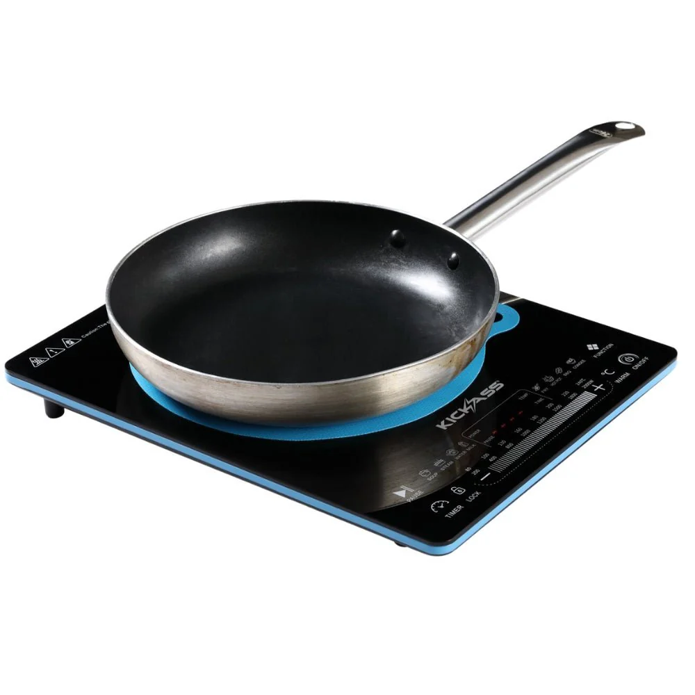 KickAss 50CM Portable Electric BBQ- 1400W & QuickFire Portable 2000W Induction Cooktop For Camping Bundle - Image 3