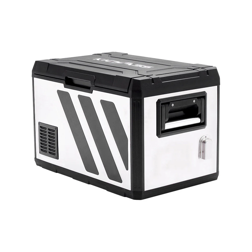 KickAss Portable 12V Fridge/Freezer - Single Zone Stainless Steel, 50L