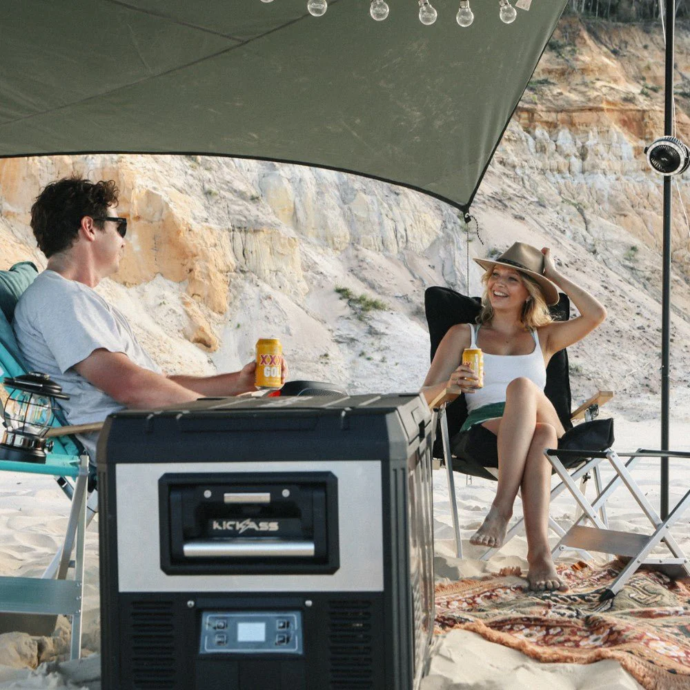 KickAss Portable 12V Fridge/Freezer - Single Zone Stainless Steel, 50L - Image 3