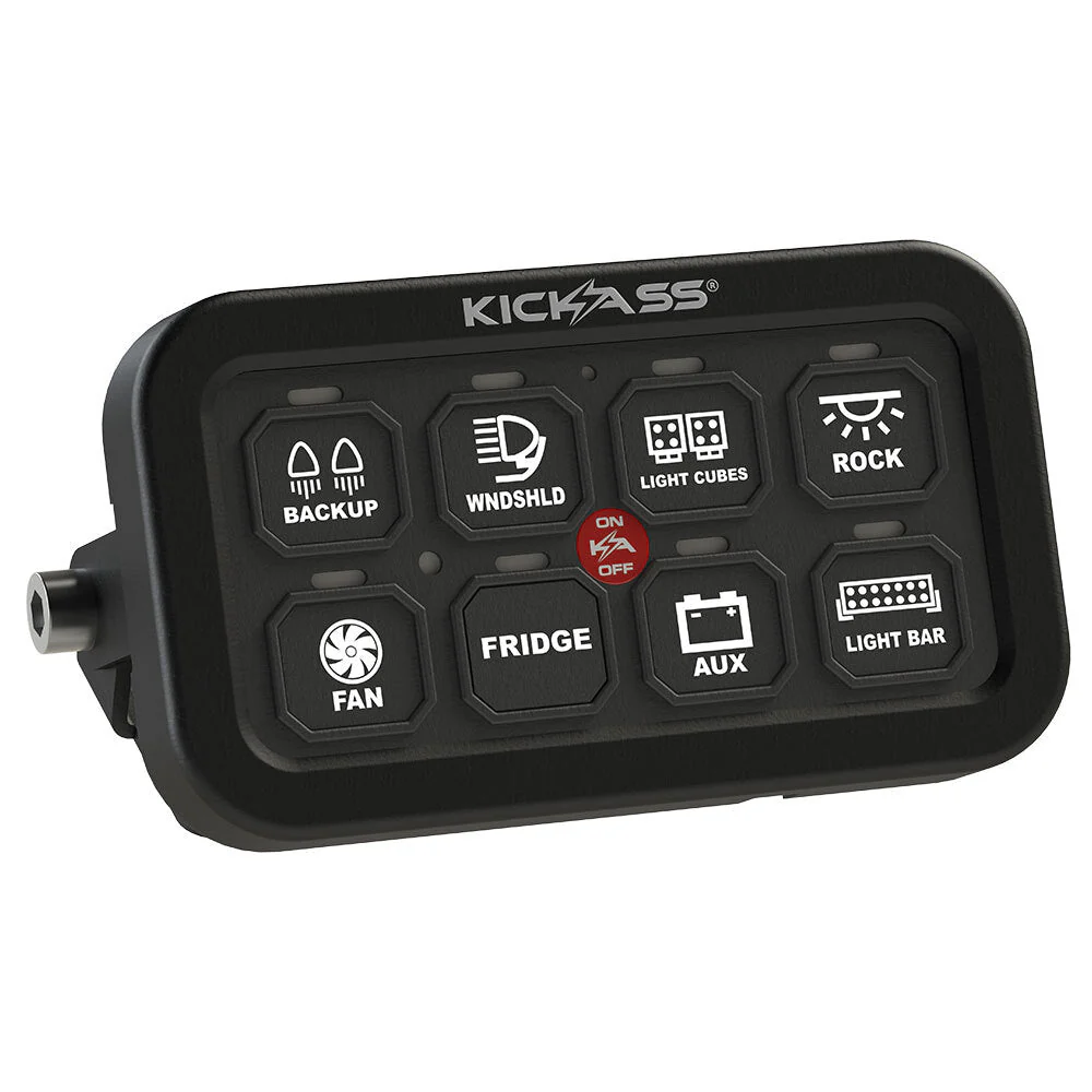 KickAss Bluetooth Control 8 Gang Switch Panel