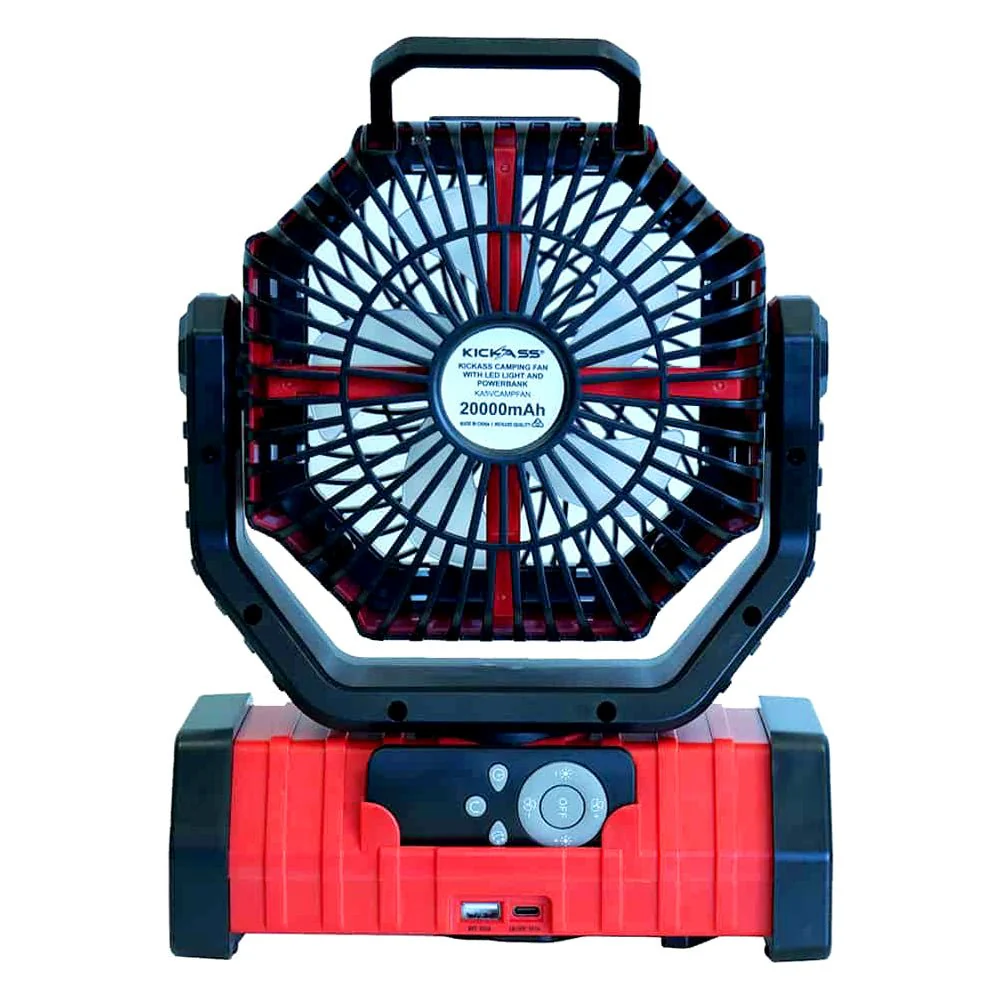 KickAss Fan with LED Light & Power Bank - Image 7