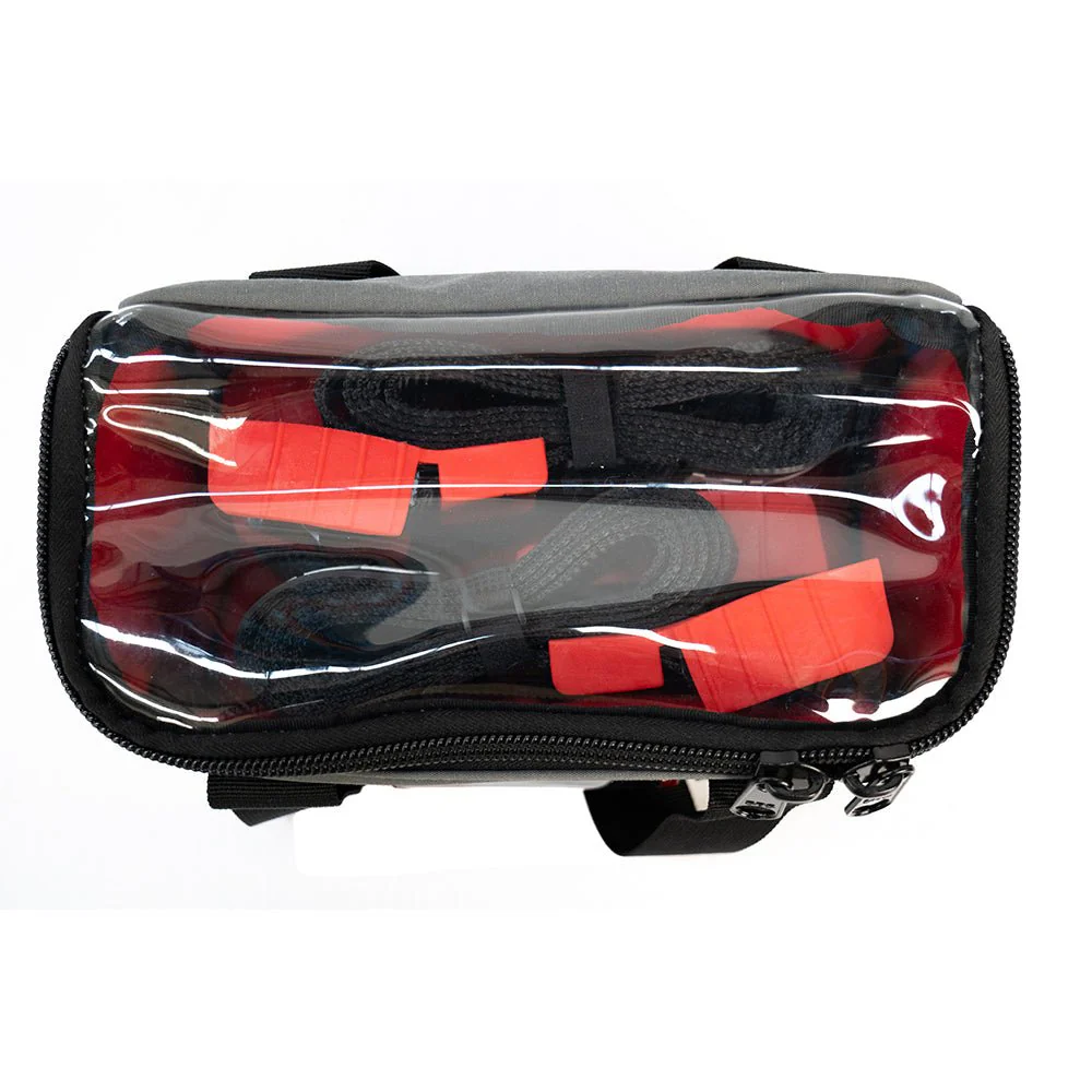 KickAss Canvas Clear Top Storage Bag with Soft Padded Lining - 25x13x15cm - Image 3