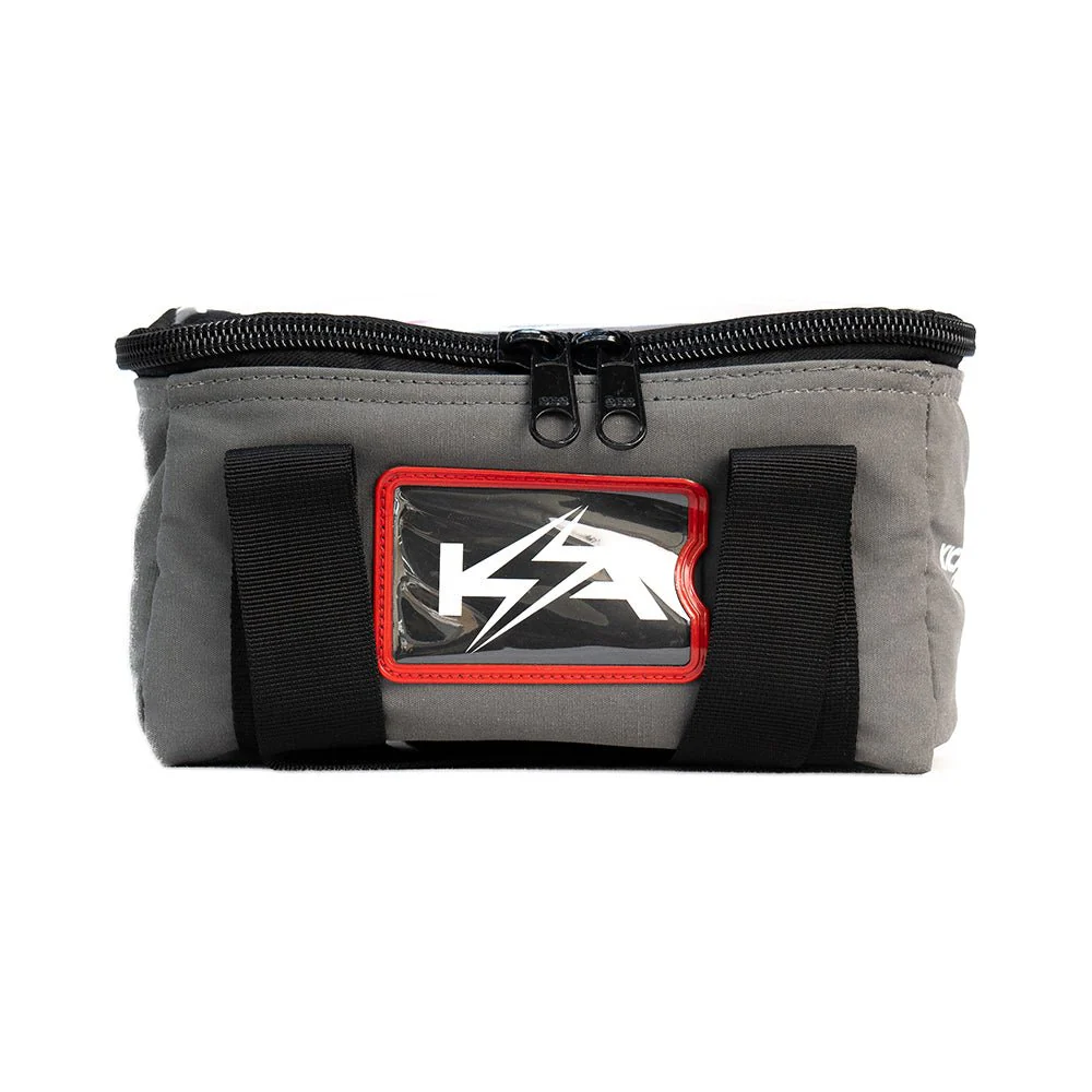 KickAss Canvas Clear Top Storage Bag with Soft Padded Lining - 25x13x15cm - Image 5