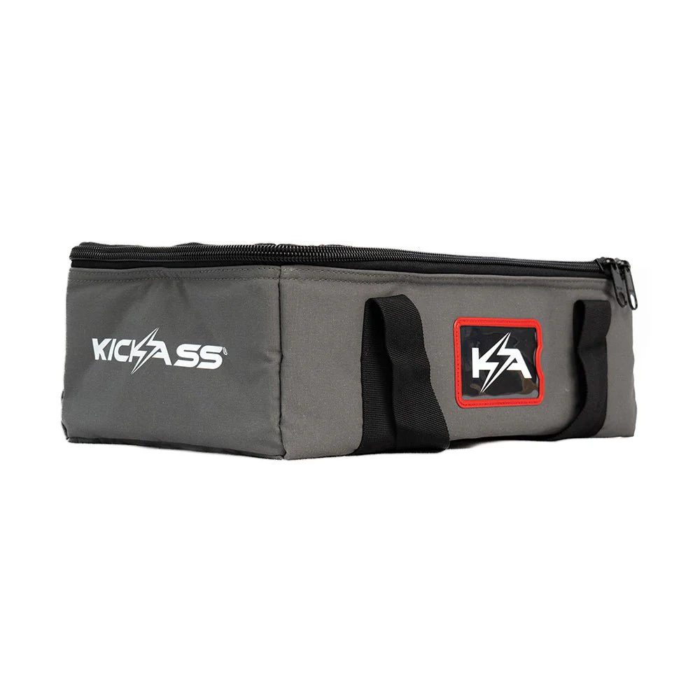 KickAss Canvas Clear Top Storage Bag with Soft Padded Lining - 42x25x15cm - Image 4