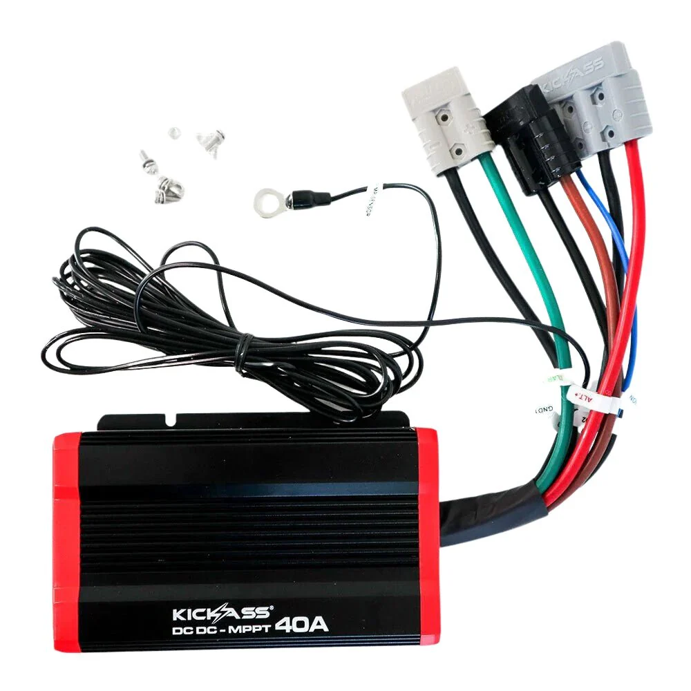 KickAss 12V/24V 40A DCDC Charger with Solar MPPT & Pre-Wired Anderson Plug - Image 4