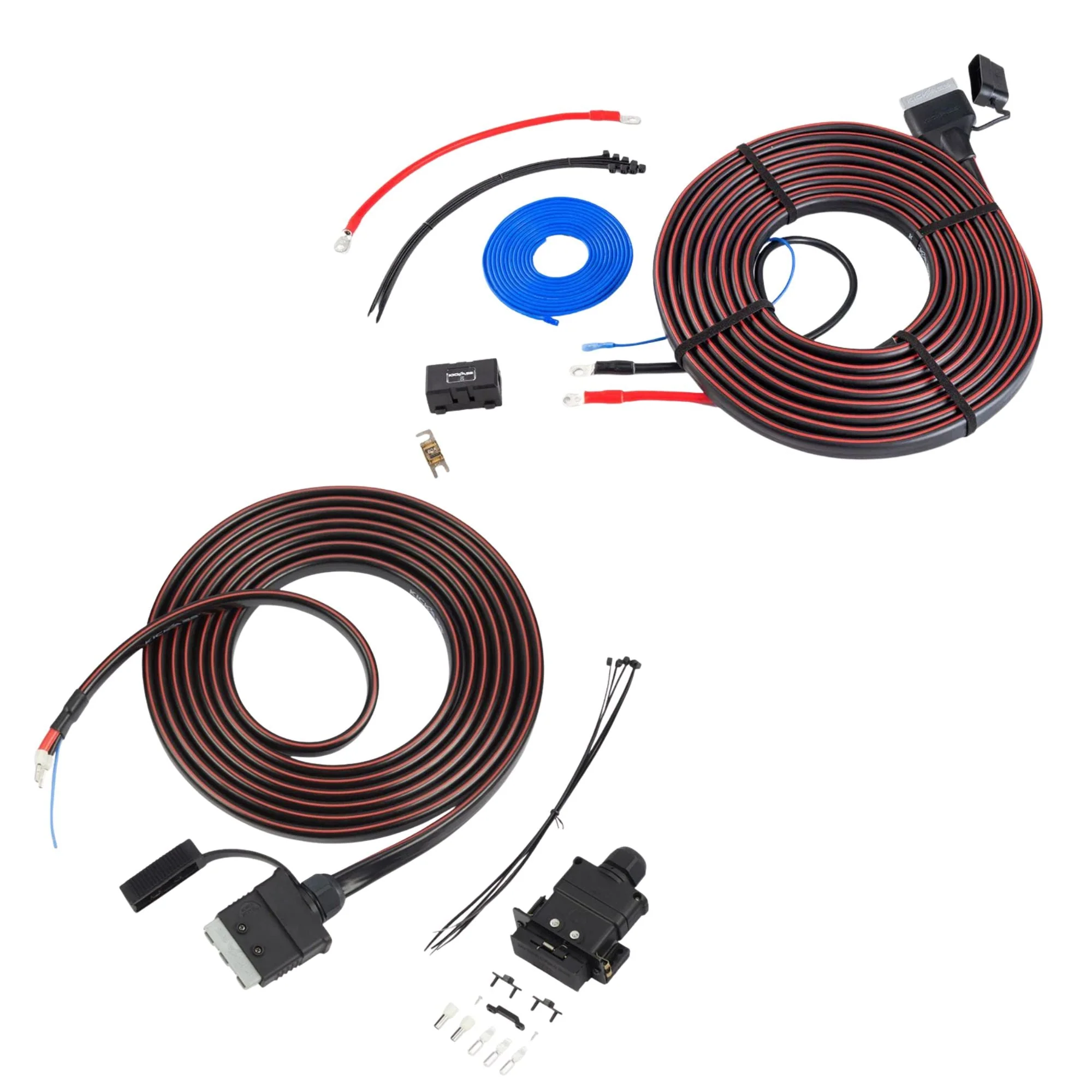 KickAss DCDC Trailer + 8.0m Plug & Play Wiring Kit Bundle