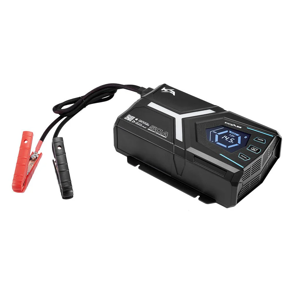 KickAss Flexicharge 12V 50A ACDC Smart Battery Charger For Lead Acid, AGM & Lithium Batteries + Integrated Bluetooth - Image 3