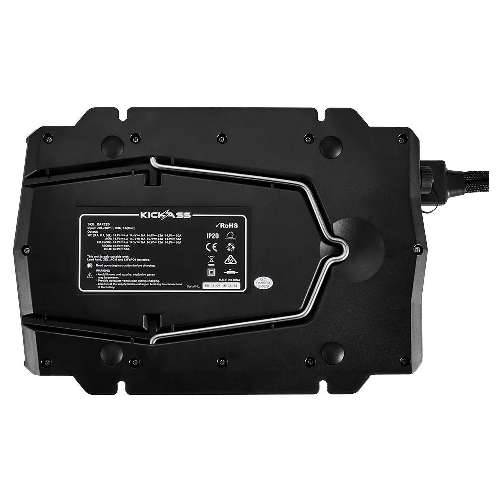 KickAss Flexicharge 12V 50A ACDC Smart Battery Charger For Lead Acid, AGM & Lithium Batteries + Integrated Bluetooth - Image 7