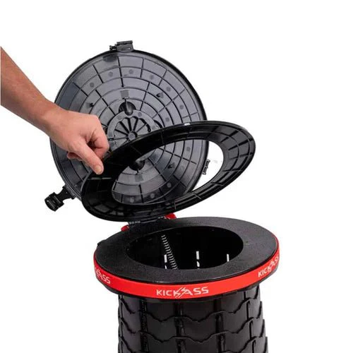 KickAss G'Day Bidet Bundle with Large Stool/Toilet/Bin & Portable 12V Camping Shower - Image 3
