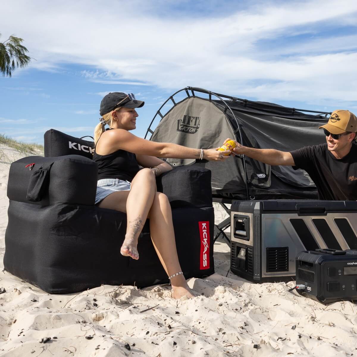 KickAss Inflatable Armchair for Camping - Image 2