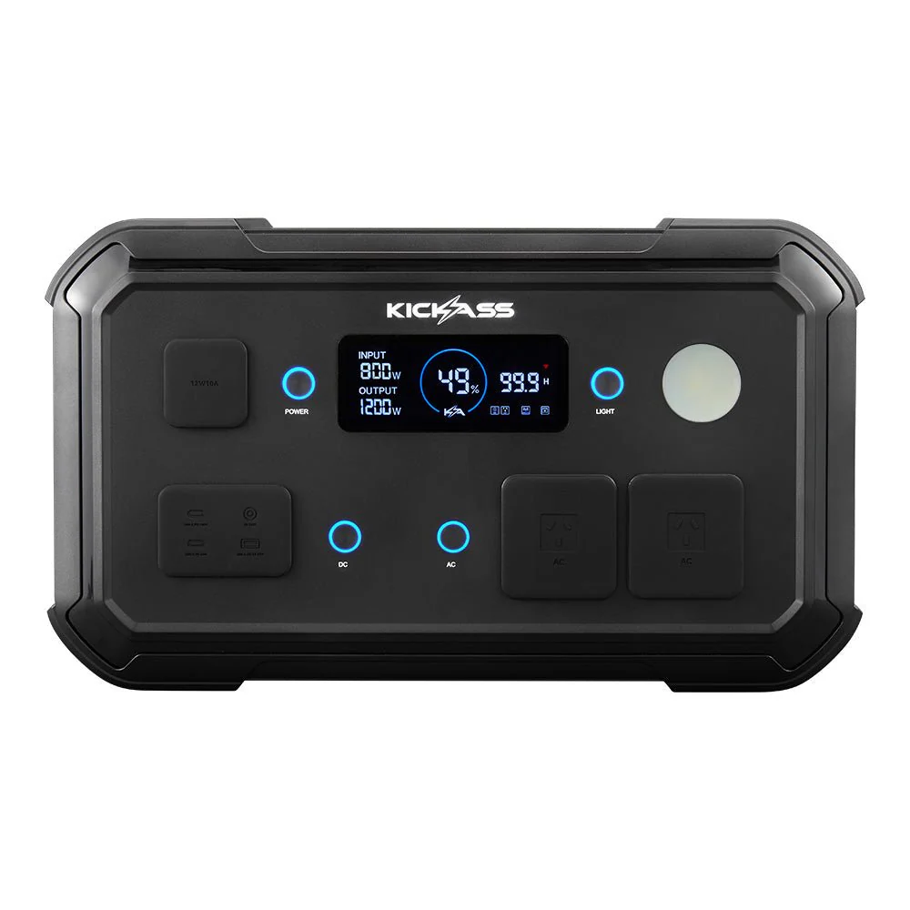 Kickass Kickcharge 1200 LiFePO4 Power Station MKII - 1120Wh, 87.5Ah @ 12.8V - Image 2