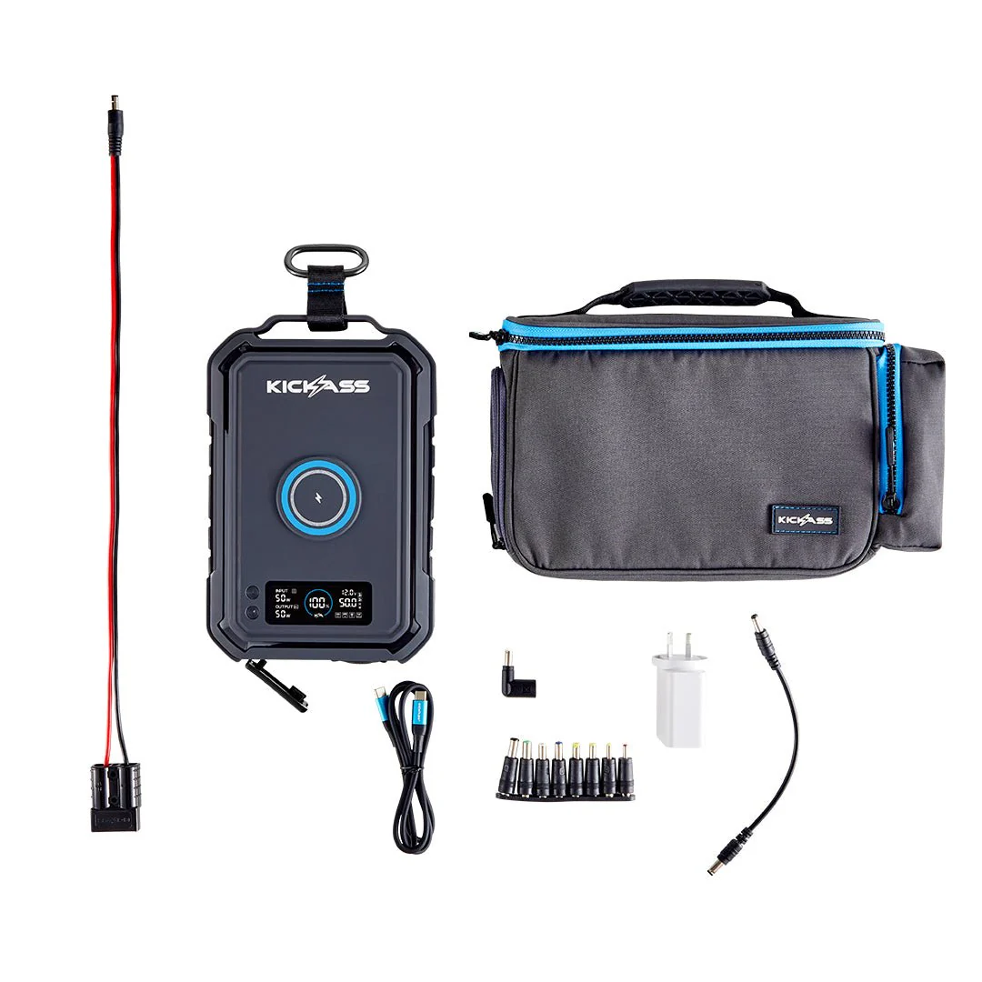 KickAss KickCharge Compact Portable Power Pack for Camping - 12Ah / 150Wh - Image 6
