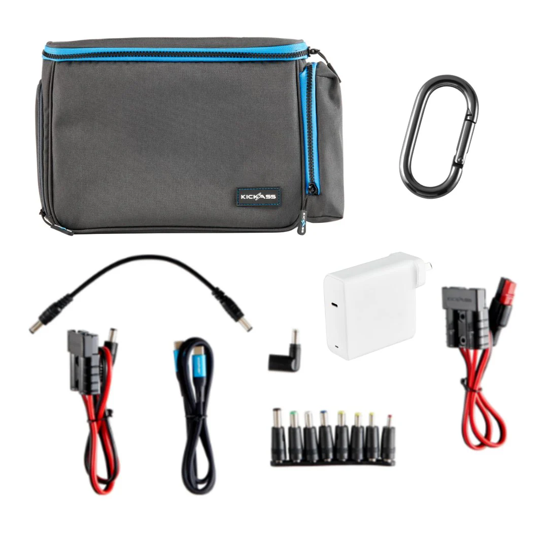 KickAss KickCharge Powerhub Portable Power Pack for Camping - 30Ah / 380Wh - Image 5