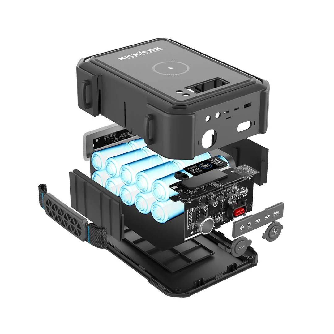 KickAss KickCharge Powerhub Portable Power Pack for Camping - 30Ah / 380Wh - Image 9