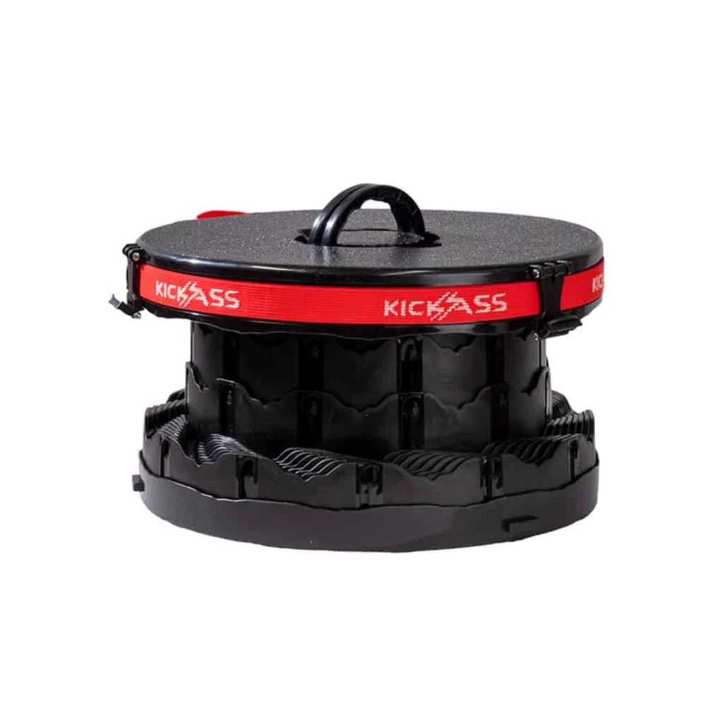KickAss Large Portable Outdoor Pop Up Stool/Bin with Lid - Image 11