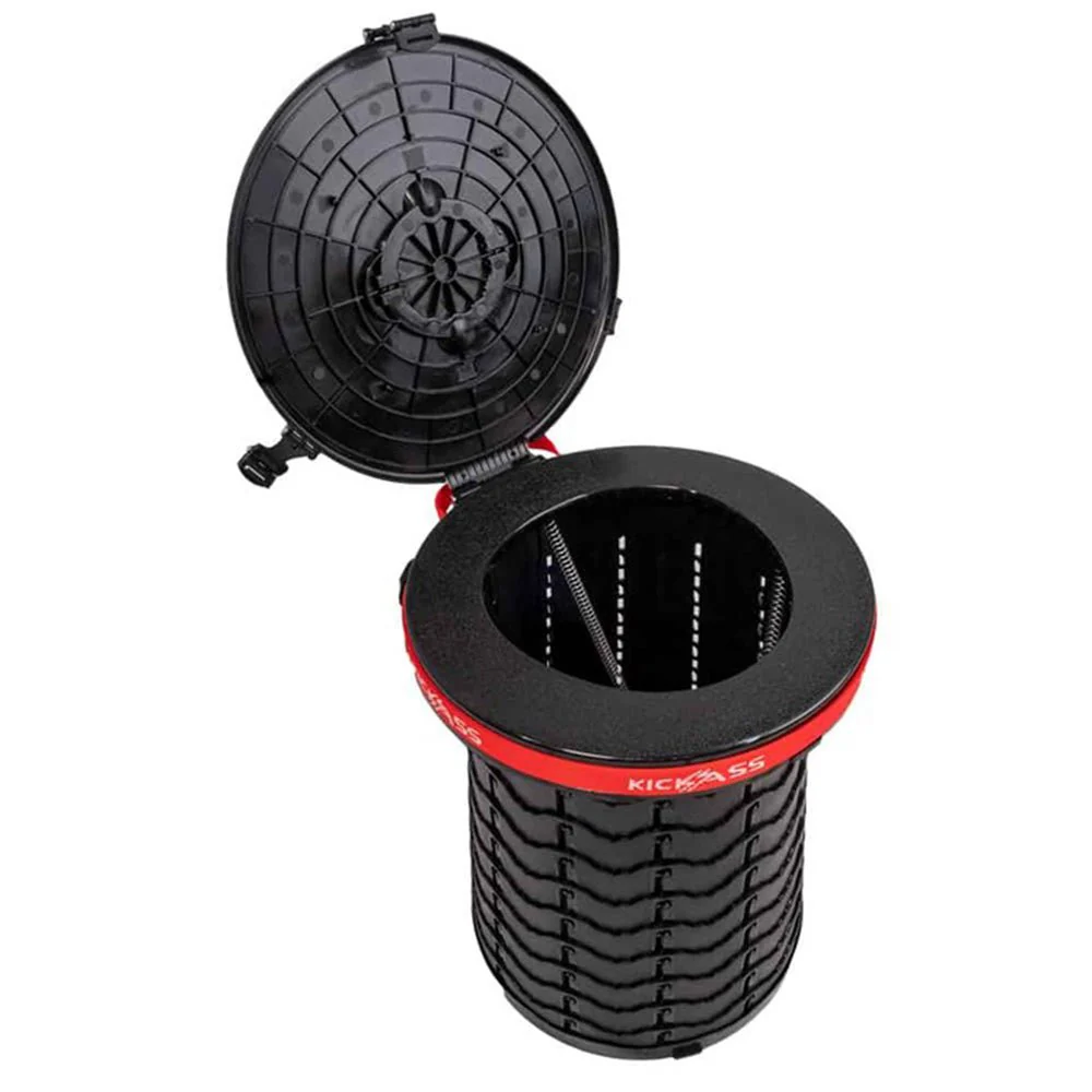KickAss Large Portable Outdoor Pop Up Stool/Bin with Lid - Image 14