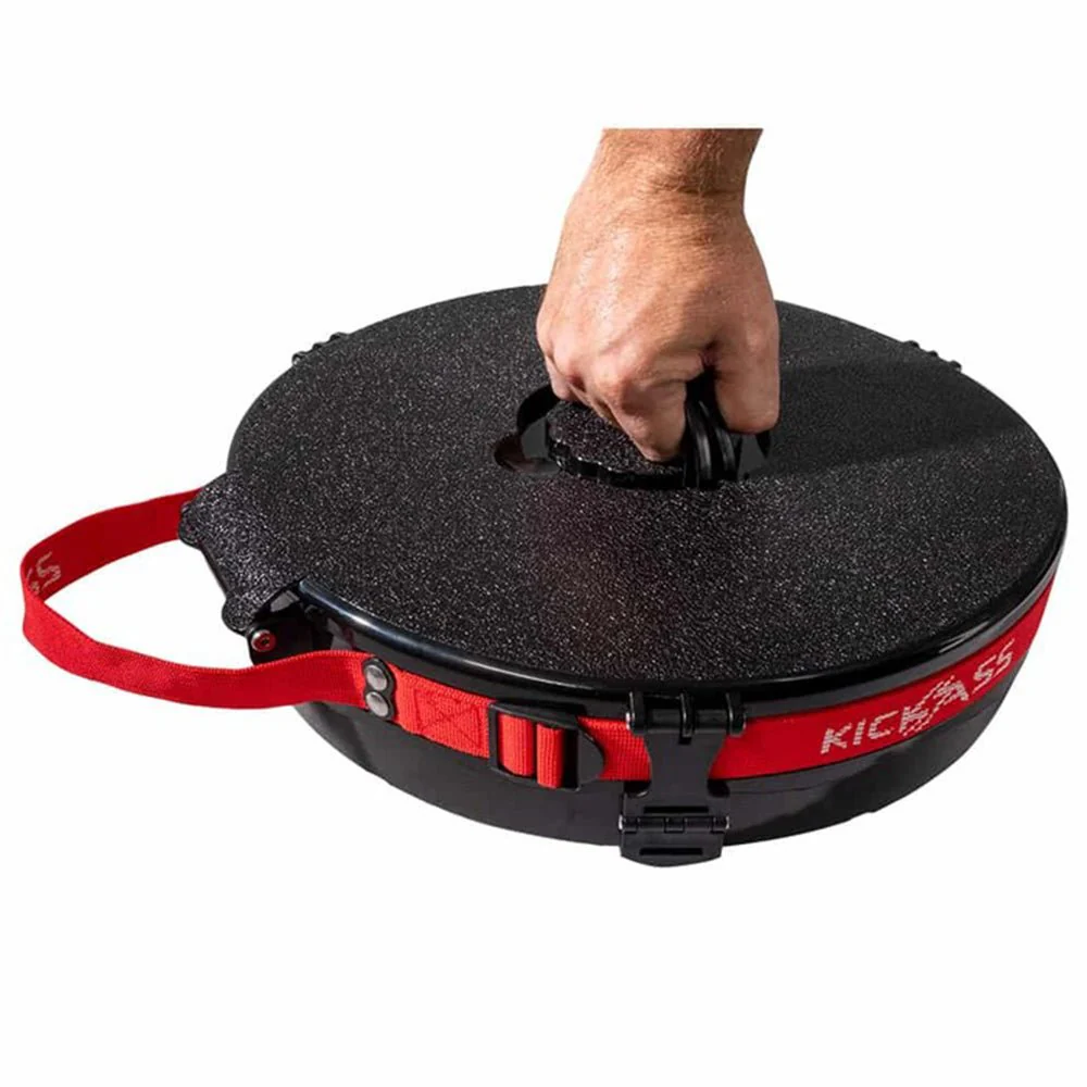 KickAss Large Portable Outdoor Pop Up Stool/Bin with Lid - Image 17