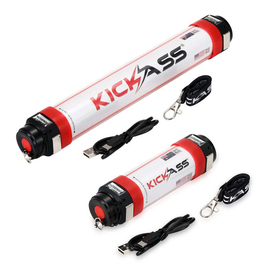 KickAss Rechargeable LED Torch Bundle - 2 Pack, Small & Large