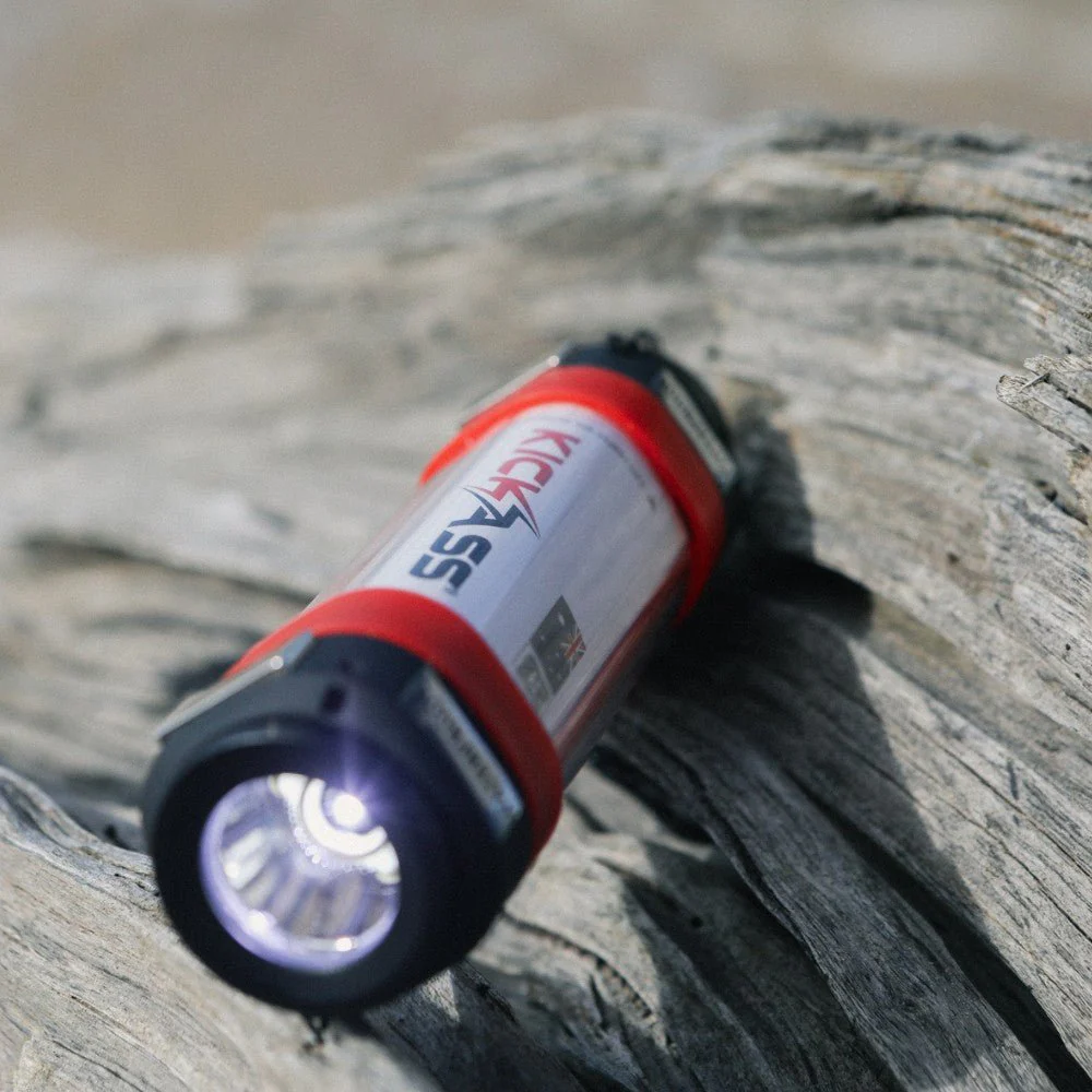 KickAss Rechargeable LED Torch with Power Bank - Small - Image 3